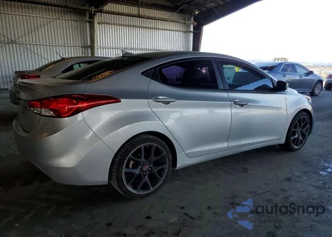 2013 Hyundai Elantra Gls z USA, uszkodzony, nr VIN 5NPDH4AE1DH342772